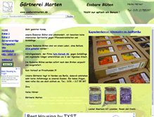 Tablet Screenshot of essbareblueten.de